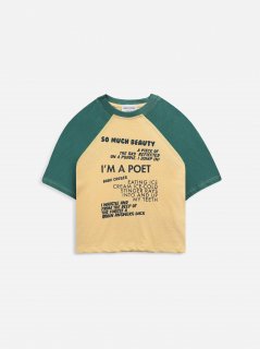 <img class='new_mark_img1' src='https://img.shop-pro.jp/img/new/icons20.gif' style='border:none;display:inline;margin:0px;padding:0px;width:auto;' />BOBO CHOSES   KIDS   Poetry Bobo 3/4 sleeve T-shirt. 30%off
