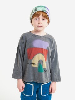 <img class='new_mark_img1' src='https://img.shop-pro.jp/img/new/icons34.gif' style='border:none;display:inline;margin:0px;padding:0px;width:auto;' />BOBO CHOSES   Playtime Red long sleeve T-shirt 40%off