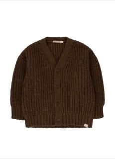 <img class='new_mark_img1' src='https://img.shop-pro.jp/img/new/icons20.gif' style='border:none;display:inline;margin:0px;padding:0px;width:auto;' />TINYCOTTONS   SOLID CARDIGAN / chocolate 50%off 8y last one!
