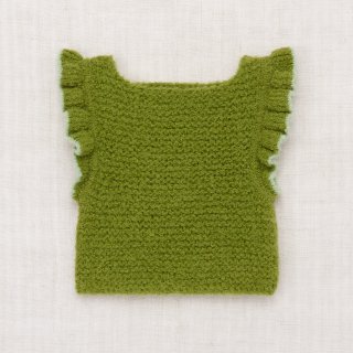 <img class='new_mark_img1' src='https://img.shop-pro.jp/img/new/icons20.gif' style='border:none;display:inline;margin:0px;padding:0px;width:auto;' />MISHA&PUFF   Boucle Fiora Vest / Basil 40%off