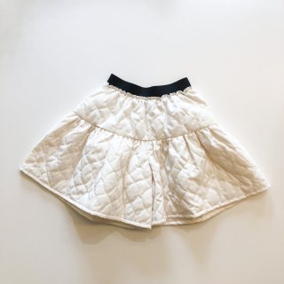 <img class='new_mark_img1' src='https://img.shop-pro.jp/img/new/icons14.gif' style='border:none;display:inline;margin:0px;padding:0px;width:auto;' />folk made  quilt split skirt / ivory Lサイズlast one!