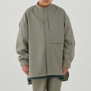 <img class='new_mark_img1' src='https://img.shop-pro.jp/img/new/icons14.gif' style='border:none;display:inline;margin:0px;padding:0px;width:auto;' />MOUN TEN.   washable wool shirt / moss  140cm last one!