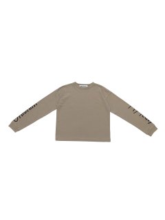 <img class='new_mark_img1' src='https://img.shop-pro.jp/img/new/icons14.gif' style='border:none;display:inline;margin:0px;padding:0px;width:auto;' />UNIONINI  logo print long sleeved tee  / brown