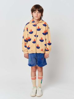 <img class='new_mark_img1' src='https://img.shop-pro.jp/img/new/icons20.gif' style='border:none;display:inline;margin:0px;padding:0px;width:auto;' />BOBO CHOSES   Sail Boat all over zipped sweatshirt 40off