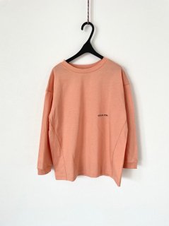 <img class='new_mark_img1' src='https://img.shop-pro.jp/img/new/icons14.gif' style='border:none;display:inline;margin:0px;padding:0px;width:auto;' />MOUN TEN.    organic logo longsleeve/ salmon