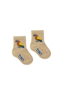 <img class='new_mark_img1' src='https://img.shop-pro.jp/img/new/icons14.gif' style='border:none;display:inline;margin:0px;padding:0px;width:auto;' />TINYCOTTONS   TROPICAL QUARTER BABY SOCKS / almond