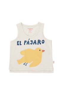 <img class='new_mark_img1' src='https://img.shop-pro.jp/img/new/icons14.gif' style='border:none;display:inline;margin:0px;padding:0px;width:auto;' />TINYCOTTONS   EL PAJARO TANK TOP / light cream heather/pale ochre