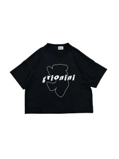 <img class='new_mark_img1' src='https://img.shop-pro.jp/img/new/icons14.gif' style='border:none;display:inline;margin:0px;padding:0px;width:auto;' />GRIONINI  logo big tee / black  