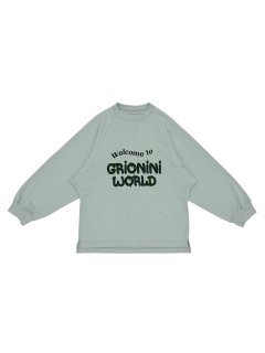 <img class='new_mark_img1' src='https://img.shop-pro.jp/img/new/icons14.gif' style='border:none;display:inline;margin:0px;padding:0px;width:auto;' />GRIONINI welcome long sleeve tee / alpha green