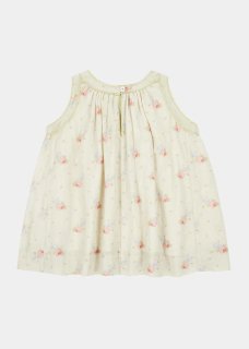 <img class='new_mark_img1' src='https://img.shop-pro.jp/img/new/icons20.gif' style='border:none;display:inline;margin:0px;padding:0px;width:auto;' />CARAMEL GINGER BABY DRESS / ROSE BOUQUET PRINT 12m 18m 2y   30%off