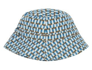 <img class='new_mark_img1' src='https://img.shop-pro.jp/img/new/icons14.gif' style='border:none;display:inline;margin:0px;padding:0px;width:auto;' /> CARAMEL  CEDRUS BABY HAT / BLUE GEO PRINT  S 