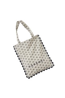 <img class='new_mark_img1' src='https://img.shop-pro.jp/img/new/icons14.gif' style='border:none;display:inline;margin:0px;padding:0px;width:auto;' />　CARAMEL  PLUTO TOTE BAG /  POLKA FLORAL PRINT