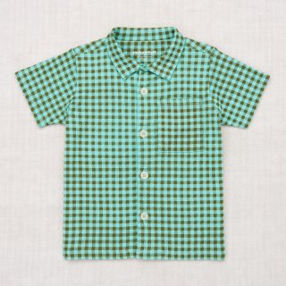 <img class='new_mark_img1' src='https://img.shop-pro.jp/img/new/icons20.gif' style='border:none;display:inline;margin:0px;padding:0px;width:auto;' />MISHA&PUFF   Button down top/  aqua sky picnic 8y last one!  30%off!