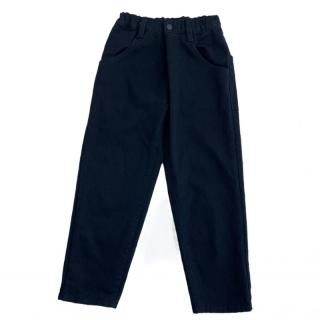MOUN TEN. wide taperd jeans / black