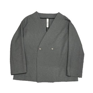 <img class='new_mark_img1' src='https://img.shop-pro.jp/img/new/icons14.gif' style='border:none;display:inline;margin:0px;padding:0px;width:auto;' />MOUN TEN.   polyester canapa jacket  / charcoal 0(155cm) last one!