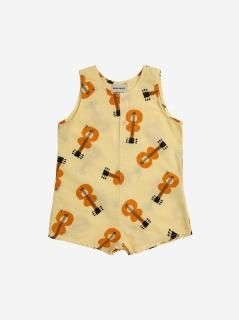 <img class='new_mark_img1' src='https://img.shop-pro.jp/img/new/icons20.gif' style='border:none;display:inline;margin:0px;padding:0px;width:auto;' />BOBO CHOSES  Baby Acoustic Guitar all over woven playsuit  40%off