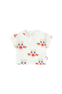 <img class='new_mark_img1' src='https://img.shop-pro.jp/img/new/icons14.gif' style='border:none;display:inline;margin:0px;padding:0px;width:auto;' />TINYCOTTONS   CLOWNS BABY TEE  / off white  12m last one!