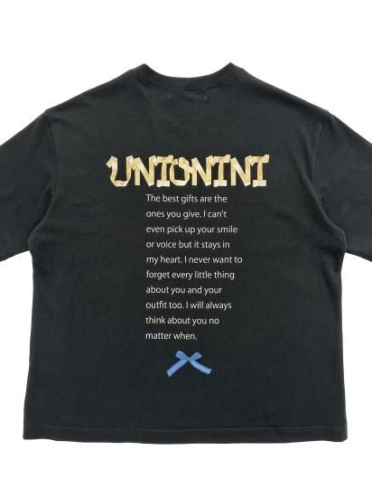 UNIONINI ribbon tee / black