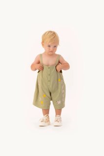 <img class='new_mark_img1' src='https://img.shop-pro.jp/img/new/icons20.gif' style='border:none;display:inline;margin:0px;padding:0px;width:auto;' />TINYCOTTONS  TINY PEACE BABY DUNGAREE / olive green  40%off