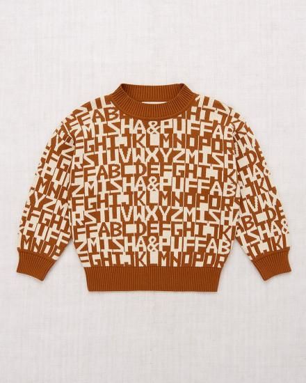 MISHA&PUFF Range sweater / Acorn Alphabet MISHA&PUFF Range sweater / Acorn Alphabet