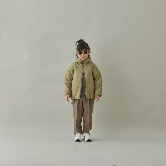 MOUN TEN. rip air mitten blouson / misty moss