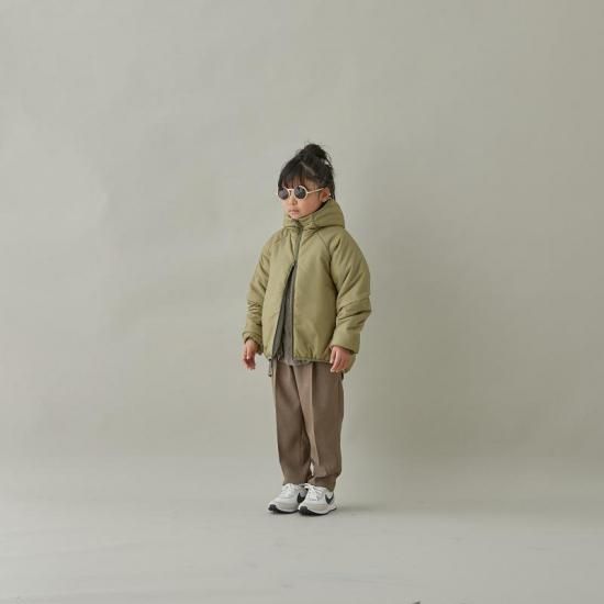 MOUN TEN. rip air mitten blouson / misty moss