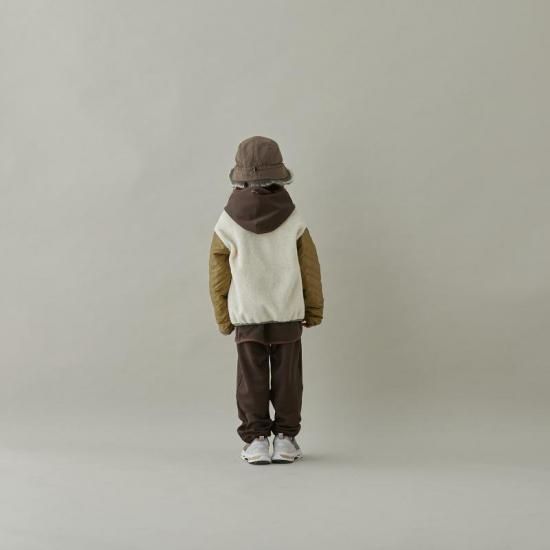 新品MOUNTEN. マウンテン 子供服 flower boa blouson MOUN TEN. /マウンテン】boa half coat(110cm-140cm)（キッズウェア