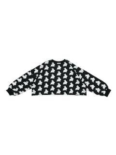 <img class='new_mark_img1' src='https://img.shop-pro.jp/img/new/icons14.gif' style='border:none;display:inline;margin:0px;padding:0px;width:auto;' />UNIONINI  cropped sweatshirt / black  8-10y last one!