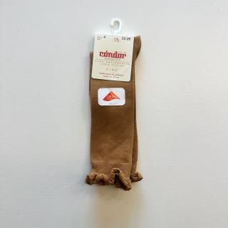 <img class='new_mark_img1' src='https://img.shop-pro.jp/img/new/icons14.gif' style='border:none;display:inline;margin:0px;padding:0px;width:auto;' />CONDOR   high socks lace cuff  / toffee 807