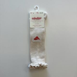 <img class='new_mark_img1' src='https://img.shop-pro.jp/img/new/icons14.gif' style='border:none;display:inline;margin:0px;padding:0px;width:auto;' />CONDOR   high socks lace cuff  / lino 304