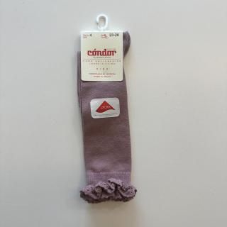 <img class='new_mark_img1' src='https://img.shop-pro.jp/img/new/icons14.gif' style='border:none;display:inline;margin:0px;padding:0px;width:auto;' />CONDOR   high socks lace cuff  / iris 174