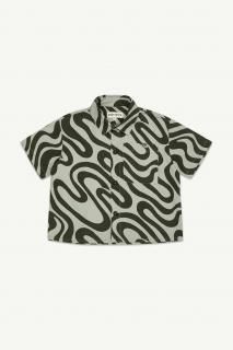 <img class='new_mark_img1' src='https://img.shop-pro.jp/img/new/icons14.gif' style='border:none;display:inline;margin:0px;padding:0px;width:auto;' />main story   Short Sleeve Shirt/Aqua Grey Printed Twil 2y last one!