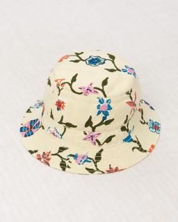 <img class='new_mark_img1' src='https://img.shop-pro.jp/img/new/icons14.gif' style='border:none;display:inline;margin:0px;padding:0px;width:auto;' />MISHA&PUFF  Bucket Hat / Alabaster Botanica  2-4y last one!