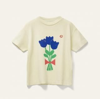 <img class='new_mark_img1' src='https://img.shop-pro.jp/img/new/icons14.gif' style='border:none;display:inline;margin:0px;padding:0px;width:auto;' />Wynken  Kite Tee /  Pale Lemon Tulips

