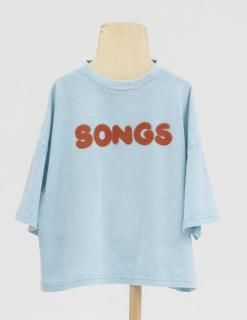 <img class='new_mark_img1' src='https://img.shop-pro.jp/img/new/icons14.gif' style='border:none;display:inline;margin:0px;padding:0px;width:auto;' />folkmade  song T-shirts / sax blue
M last one!