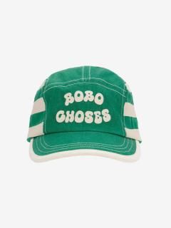 <img class='new_mark_img1' src='https://img.shop-pro.jp/img/new/icons14.gif' style='border:none;display:inline;margin:0px;padding:0px;width:auto;' />BOBO CHOSES   BOBO CHOSES GREEN STRIPES CAP