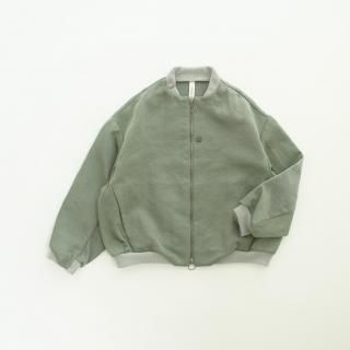 <img class='new_mark_img1' src='https://img.shop-pro.jp/img/new/icons14.gif' style='border:none;display:inline;margin:0px;padding:0px;width:auto;' />MOUN TEN.  bright twill zip blouson / ashgreen	