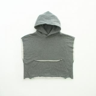 <img class='new_mark_img1' src='https://img.shop-pro.jp/img/new/icons14.gif' style='border:none;display:inline;margin:0px;padding:0px;width:auto;' />MOUN TEN.  sweat hoodie vest(organic cotton) / dark heather gray		
