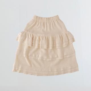 <img class='new_mark_img1' src='https://img.shop-pro.jp/img/new/icons14.gif' style='border:none;display:inline;margin:0px;padding:0px;width:auto;' />folkmade   Village ruffle long skirt / ivory