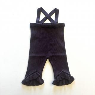 <img class='new_mark_img1' src='https://img.shop-pro.jp/img/new/icons14.gif' style='border:none;display:inline;margin:0px;padding:0px;width:auto;' />suess   Frilled Knit Unitard / brown  90-100cm last one!