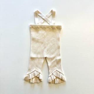 <img class='new_mark_img1' src='https://img.shop-pro.jp/img/new/icons14.gif' style='border:none;display:inline;margin:0px;padding:0px;width:auto;' />suess   Frilled Knit Unitard / ecru