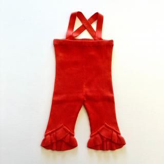 <img class='new_mark_img1' src='https://img.shop-pro.jp/img/new/icons14.gif' style='border:none;display:inline;margin:0px;padding:0px;width:auto;' />suess   Frilled Knit Unitard / tomato red