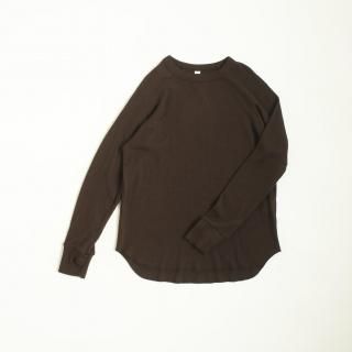 <img class='new_mark_img1' src='https://img.shop-pro.jp/img/new/icons14.gif' style='border:none;display:inline;margin:0px;padding:0px;width:auto;' />MOUN TEN. wool rib longsleeve / chocolate