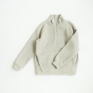 <img class='new_mark_img1' src='https://img.shop-pro.jp/img/new/icons14.gif' style='border:none;display:inline;margin:0px;padding:0px;width:auto;' />MOUN TEN.  melange fleece half zip /  oatmeal