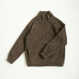 <img class='new_mark_img1' src='https://img.shop-pro.jp/img/new/icons14.gif' style='border:none;display:inline;margin:0px;padding:0px;width:auto;' />MOUN TEN.  melange fleece half zip /  cocoa