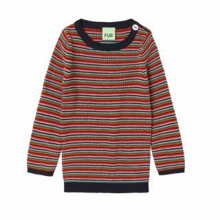 <img class='new_mark_img1' src='https://img.shop-pro.jp/img/new/icons14.gif' style='border:none;display:inline;margin:0px;padding:0px;width:auto;' />FUB  BABY RIB BLOUSE / MULTI STRIPE  80cm last one!