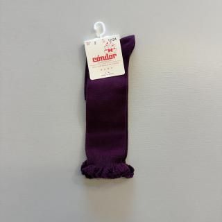 <img class='new_mark_img1' src='https://img.shop-pro.jp/img/new/icons14.gif' style='border:none;display:inline;margin:0px;padding:0px;width:auto;' />CONDOR   high socks lace cuff  / syrah 596