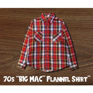 70s BIC MAC FLANNEL SHIRT