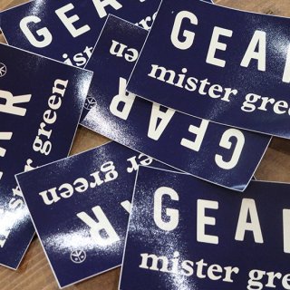 【MISTER GREEN】GEAR LOGO STICKER<img class='new_mark_img2' src='https://img.shop-pro.jp/img/new/icons5.gif' style='border:none;display:inline;margin:0px;padding:0px;width:auto;' />
