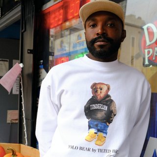 DOLO BEAR BY TILTED BRIM CREWNECK SWEATSHIRT